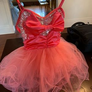 Pink dance costume
